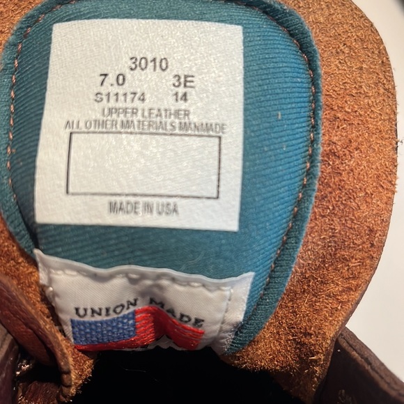 Carolina Boots Men's 3010 EH Grizzly Brown Leather 6 inch Steel Toe Work Boots - Picture 3 of 11